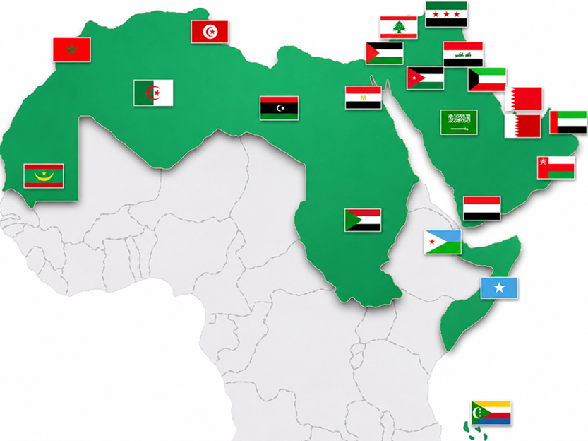 Arab Countries Map