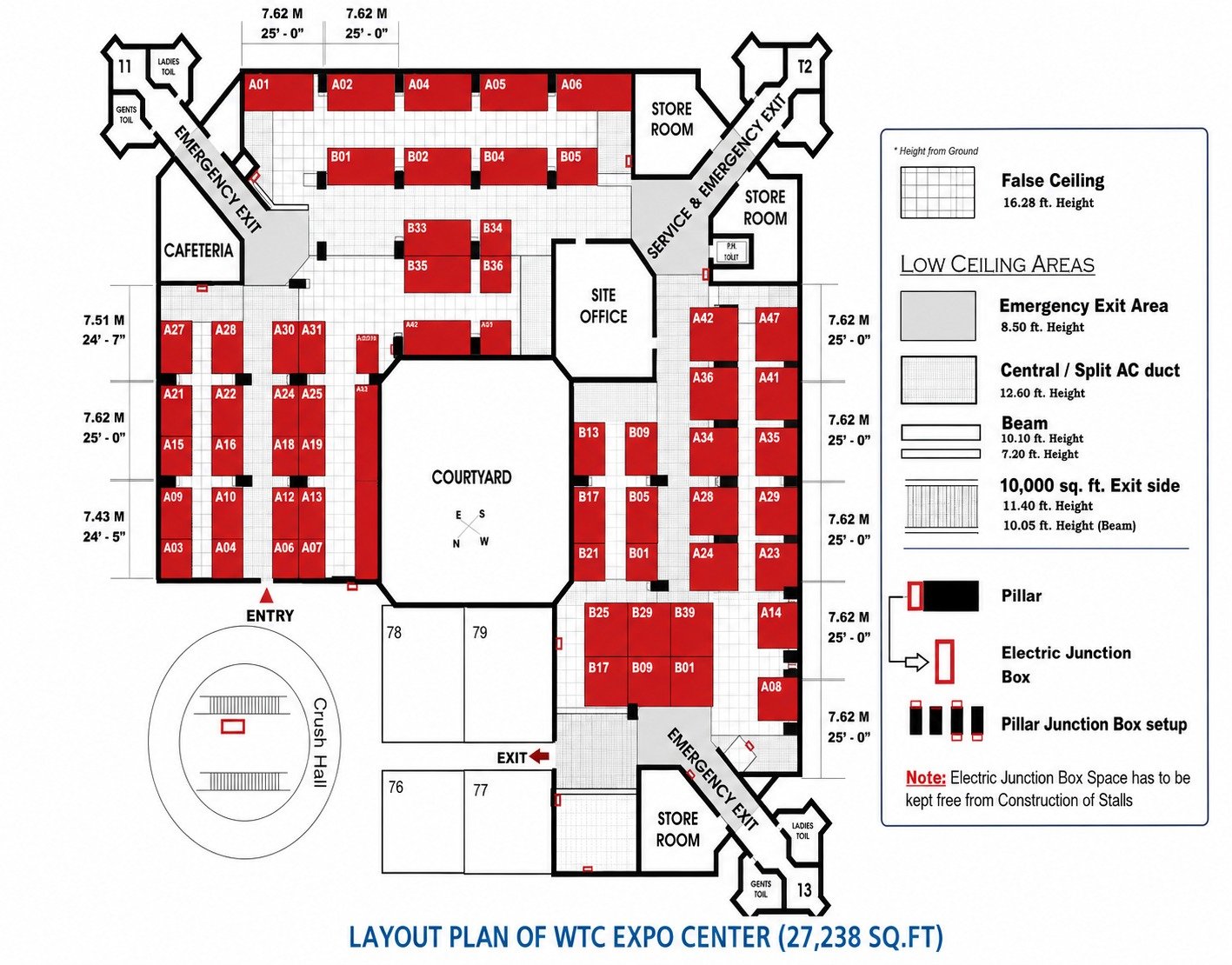 WTC Expo Centre Layout